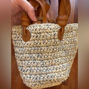Maeve crossbody basket tote